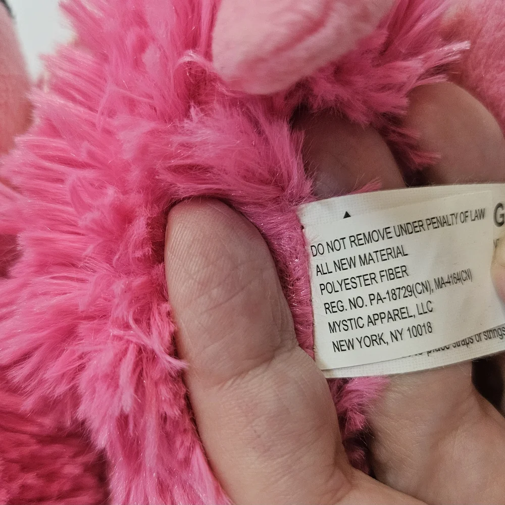 Source Unknown pink plush